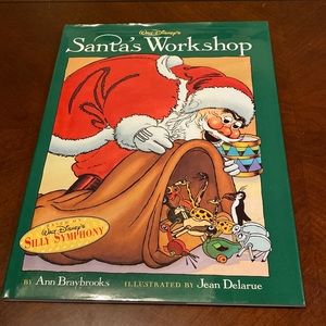 Rare Walt Disney’s Santa’s workshop book based on silly symphony Cartoon